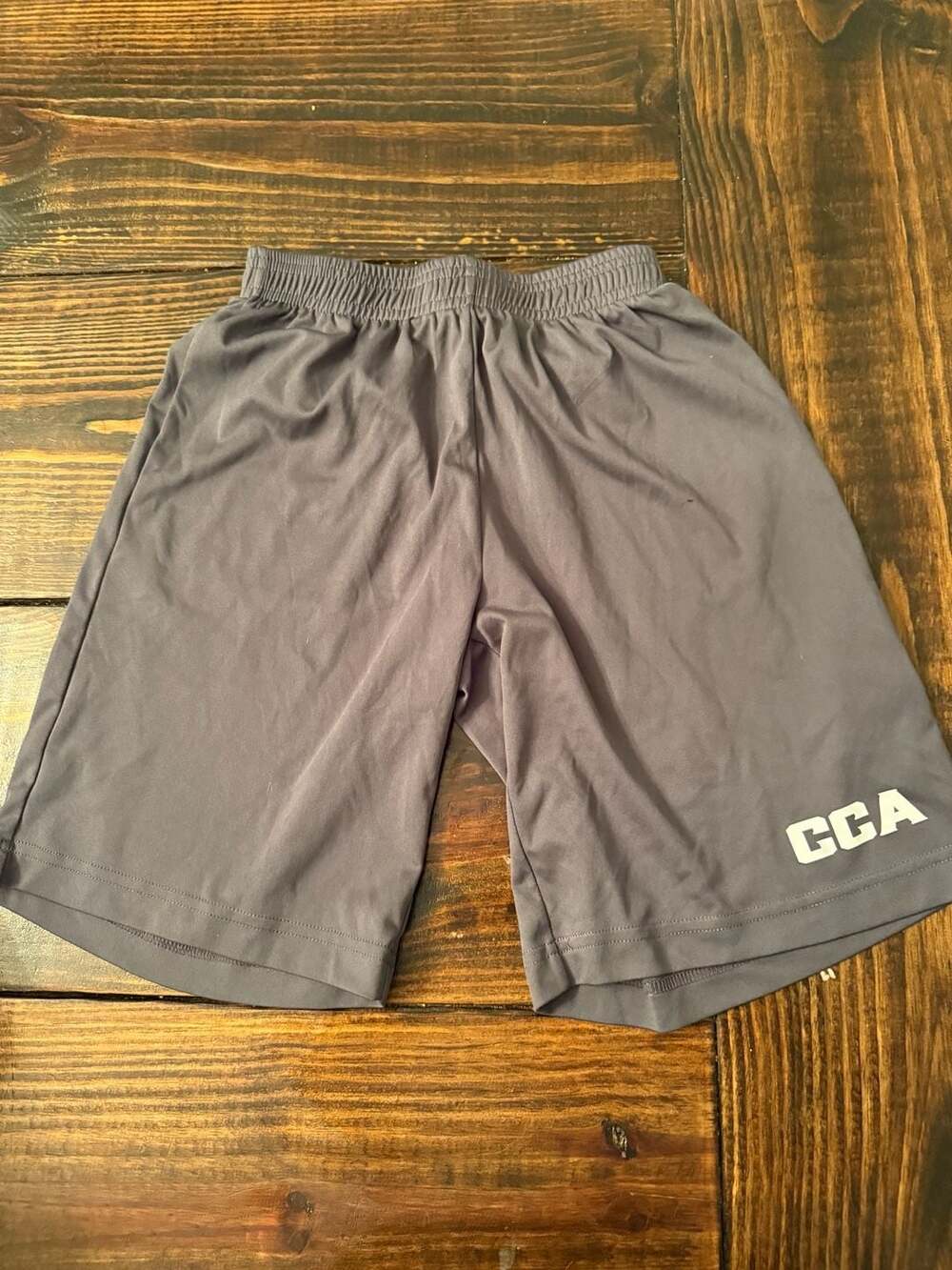 CCA Athletic Shorts Size Youth M Gray Performance Gym Training